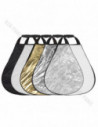 GlareOne Reflector 5in1 Triangle 80cm With Handle
