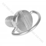 GlareOne Screw D-ring Male 1/4"