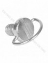 GlareOne Screw D-ring Male 1/4"