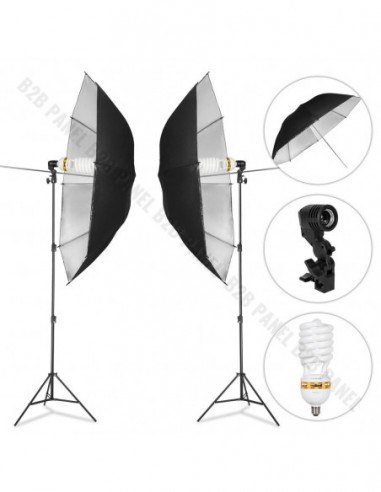 GlareOne Continuous Light Kit SUNNY SILVER-2x625