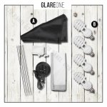 GlareOne Continuous Light Kit SUNNY SQ4X6-900