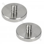 GlareOne Śruba dwustronna krótka męski 1/4" - męski 1/4"