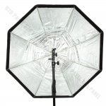GlareOne Softbox Umbrella Octa 80 for reporter lights - grid included