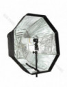 GlareOne Softbox Umbrella Octa 80 for reporter lights - grid included