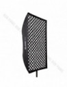 GlareOne Softbox Parasolkowy 80x120 do lamp reporterskich z gridem