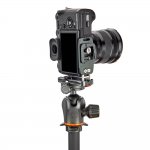 3 Legged Thing Ellie PD Short Universal L-Bracket with Peak Design Capture-compatible short base - Grey