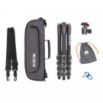 Statyw 3 Legged Thing Albert 2.0 Gray, włókna węglowe, 5-sekcji, udźwig 30kg, głowica Pro Lever