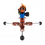 Statyw 3 Legged Thing Leo 2.0 Bronze, włókna węglowe, 5-sekcji, udźwig 30kg, głowica Pro Lever