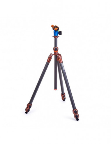 Statyw 3 Legged Thing Winston 2.0 Bronze, włókna węglowe, 3-sekcji, udźwig 40kg, głowica Pro Lever