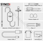 Synco S6M lavelier microphone with monitor