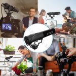 Synco M3 Camera Microphone - Cardioid with Monitor and LowCut filter