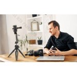 Synco Vlogger Kit 2 zestaw mikrofon M1S, lampa LED, uchwyt MOBILE, statyw