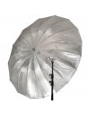 GlareOne Parasolka ORB srebrna 135 - głęboki parasol z dyfuzorem