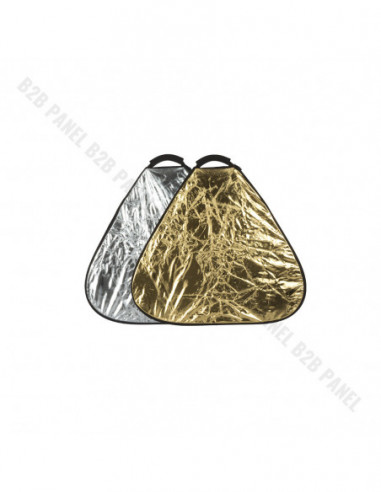 GlareOne Reflector Triangle 2in1 Silver Gold 30cm