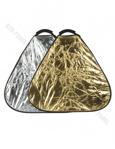 GlareOne Reflector Triangle 2in1 Silver Gold 60cm