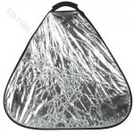 GlareOne Reflector Triangle 2in1 Silver Gold 60cm