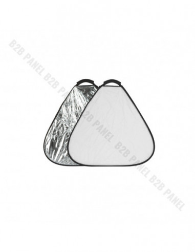 GlareOne Reflector Triangle 2in1 Silver White 30cm