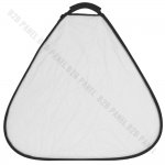 GlareOne Reflector Triangle 2in1 Silver White 30cm