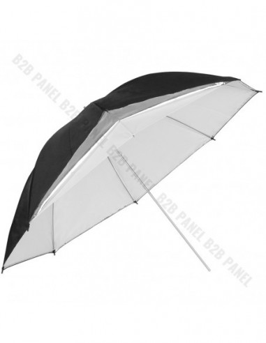 GlareOne Parasolka srebrna z dyfuzorem 110 cm