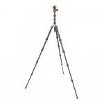 Statyw 3 Legged Thing Bucky Grey, włókna węglowe, 5-sekcji, udźwig 30kg, głowica Airhed VU