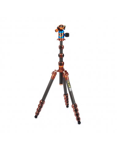 Statyw 3 Legged Thing Bucky Bronze, włókna węglowe, 5-sekcji, udźwig 30kg, głowica Airhed VU