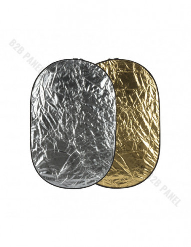 GlareOne Blenda 2w1 srebrno złota 60x90cm