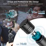 Synco M1P mikrofon nakamerowy + mini statyw + uchwyt mobilny