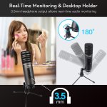 Synco V1 USB Microphone with Monitor - Condenser