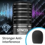 Synco V1 mikrofon USB z odsłuchem - pojemnościowy