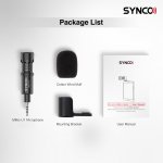 Synco U1P Plug in Microphone for Phone / Tablet - TRRS 3.5mm