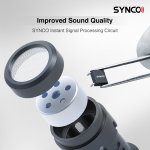 Synco U1P Plug in Microphone for Phone / Tablet - TRRS 3.5mm