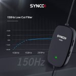 Synco S6M2 lavelier microphone with monitor and LowCut filter