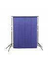 GlareOne blue fabric backdrop 1,5x2,1 m