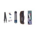 Statyw 3 Legged Thing Punks Billy Blue 2.0, wł. węglowe, 4-sekcje, udźwig 18 kg, głowica kulowa Neo 2.0