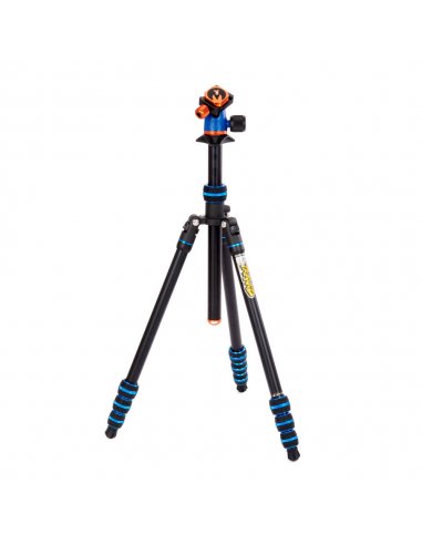 Statyw 3 Legged Thing Punks Travis Blue 2.0, aluminiowy, 4-sekcje, udźwig 18 kg, głowica kulowa Neo 2.0