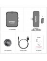 Synco G1TL bezprzewodowy system mikrofonowy Apple Lighting z MFI + konektor USB-C, 1 nadajnik, 1 odbiornik, 2 konektory