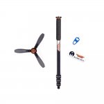 3 Legged Thing Punks Trent Kit 2.0 Grey Magnesium Alloy Monopod + Docz 2
