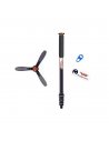 3 Legged Thing Punks Trent Kit 2.0 Grey Magnesium Alloy Monopod + Docz 2