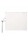 GlareOne White Flag 75x90 cm - biały dyfuzor na ramie (zestaw)