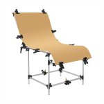 GlareOne tło PVC 60x130cm - pomarańczowe