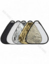 GlareOne Reflector 5in1 Triangle 60 cm with handle