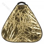 GlareOne Reflector 5in1 Triangle 60 cm with handle